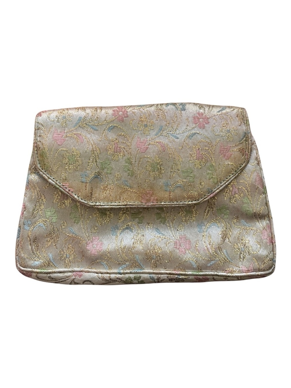 Vintage Brocade Floral Clutch